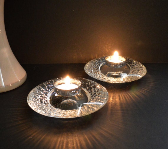Orrefors tea light holder deals