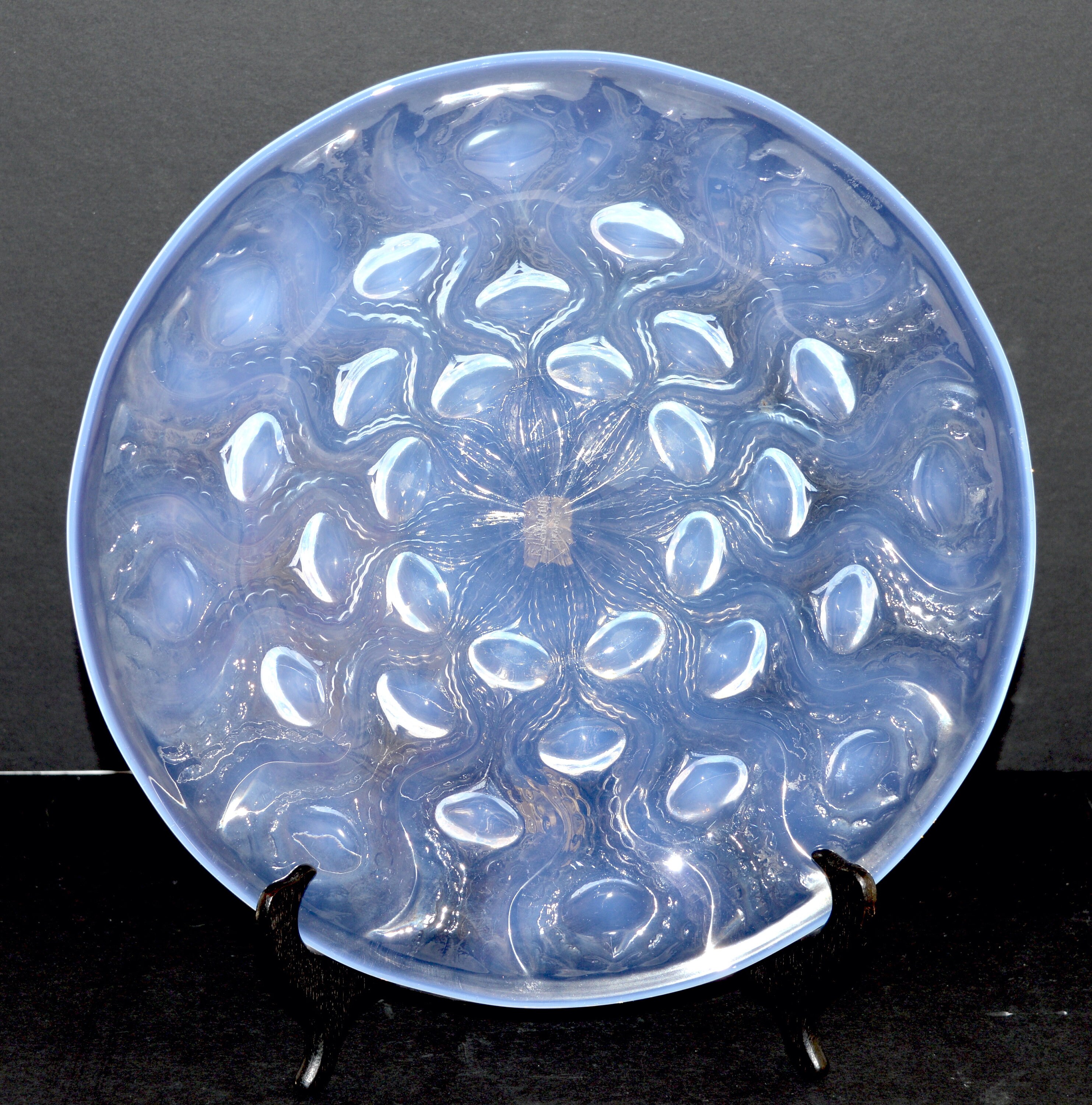 Blue Bubble Platter (JEF) Blue Bubble Platter (JEF)