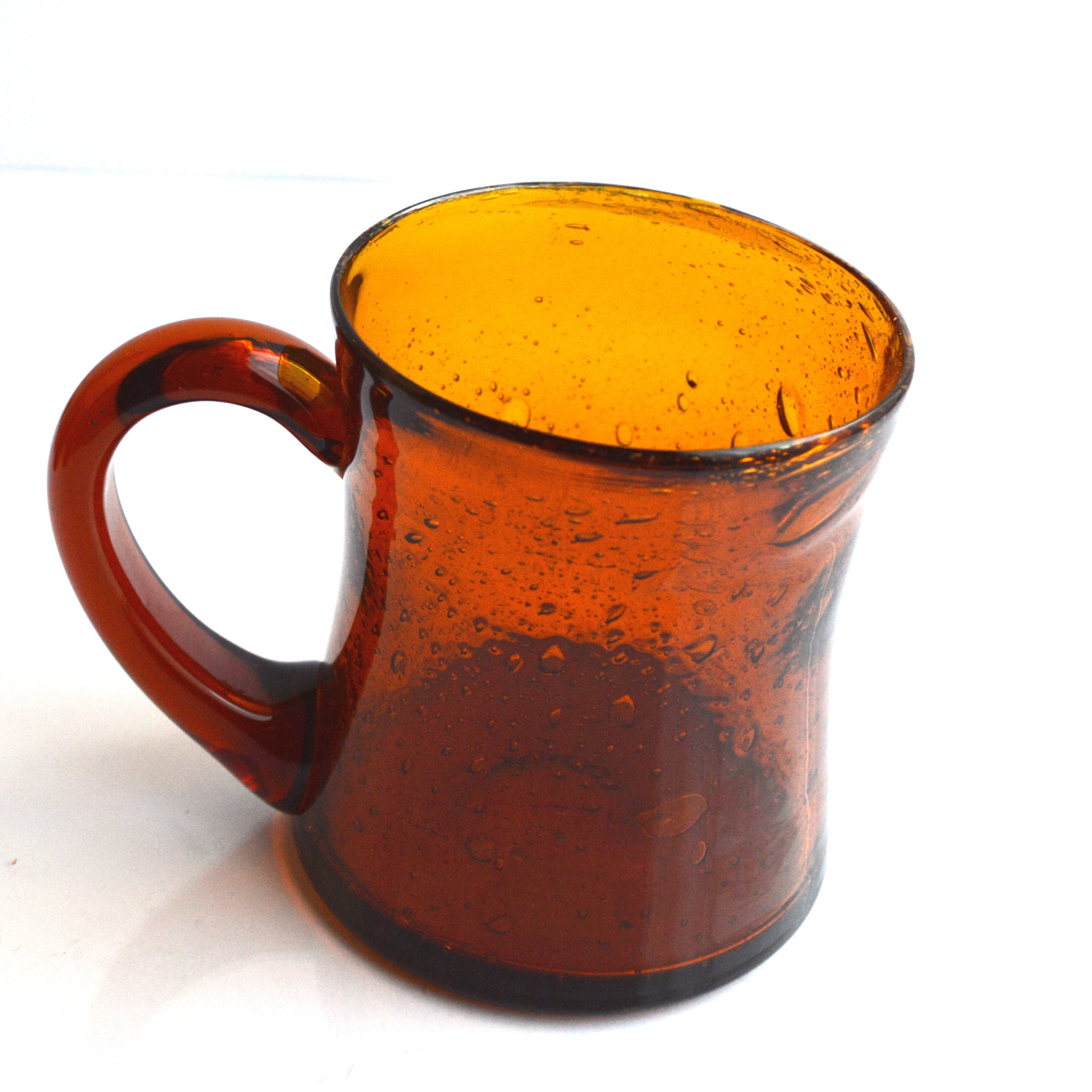Amber Glass Mug