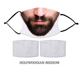 MEN'S Face Mask,Nose Wire included.  Adult & Child Face Mask - Designed and finished in USA