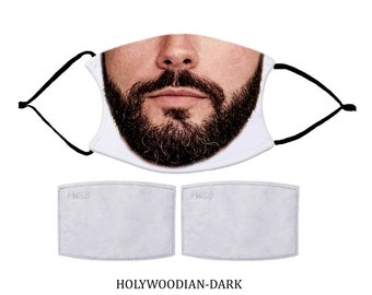 MEN'S Face Mask, Nose Wire included.  Adult & Child Face Mask - Designed and finished in USA