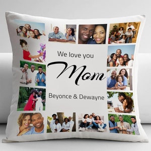 Create Your Own Decorative Throw Pillow With Personalized Photos and Text Sentimental and Unique Gift for Family Friends Etsy