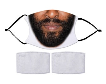 60% OFF MEN'S Face Mask, Nose Wire included.  Adult & Child Face Mask - Designed and finished in USA