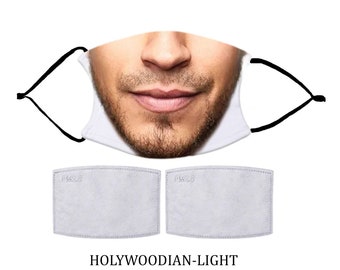 MEN'S Face Mask, Nose Wire included.  Adult & Child Face Mask - Designed and finished in USA