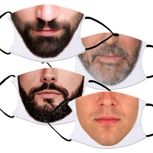 MEN'S Face Mask with 2 Filters optional. Nose Wire included.  Adult & Child Face Mask - Designed and finished in USA