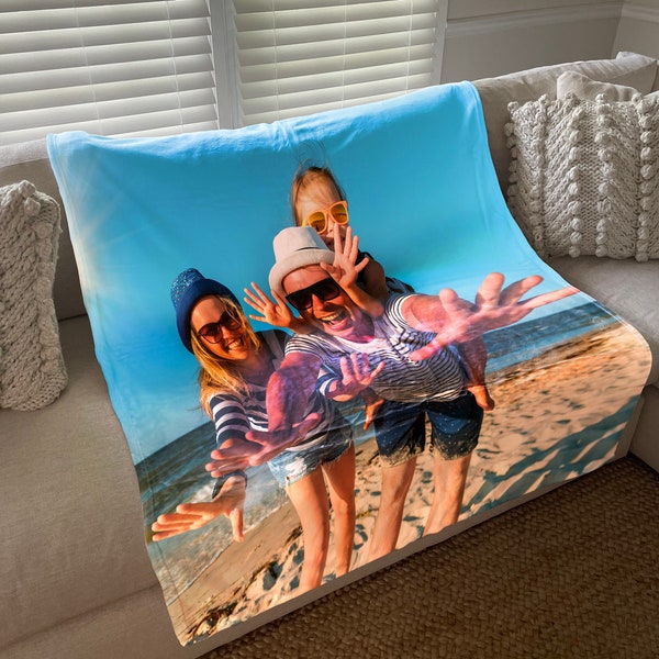 BULK Ordering Available - Create your own Collage Photo blanket.  Use as many photos, make it your own.  Fleece or Mink blankets.