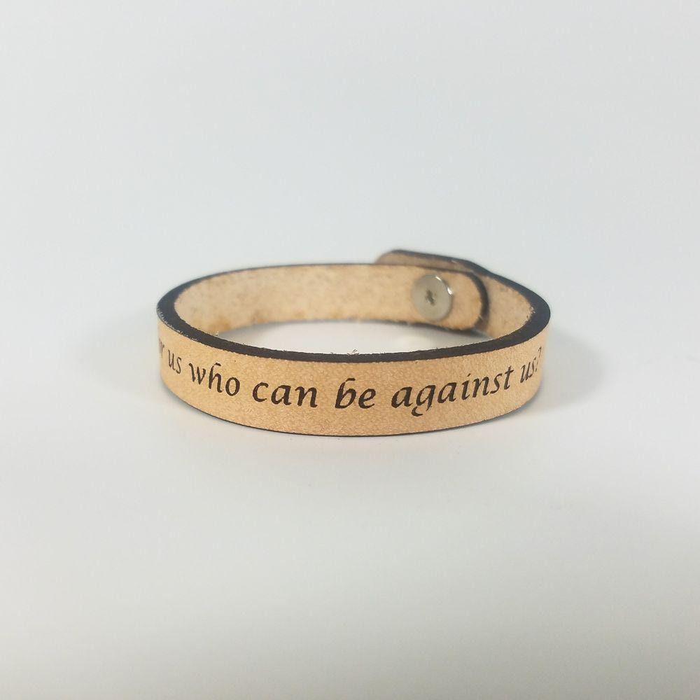 Spirituelle Spruch Armbänder Wenn Gott für uns ist der Etsy