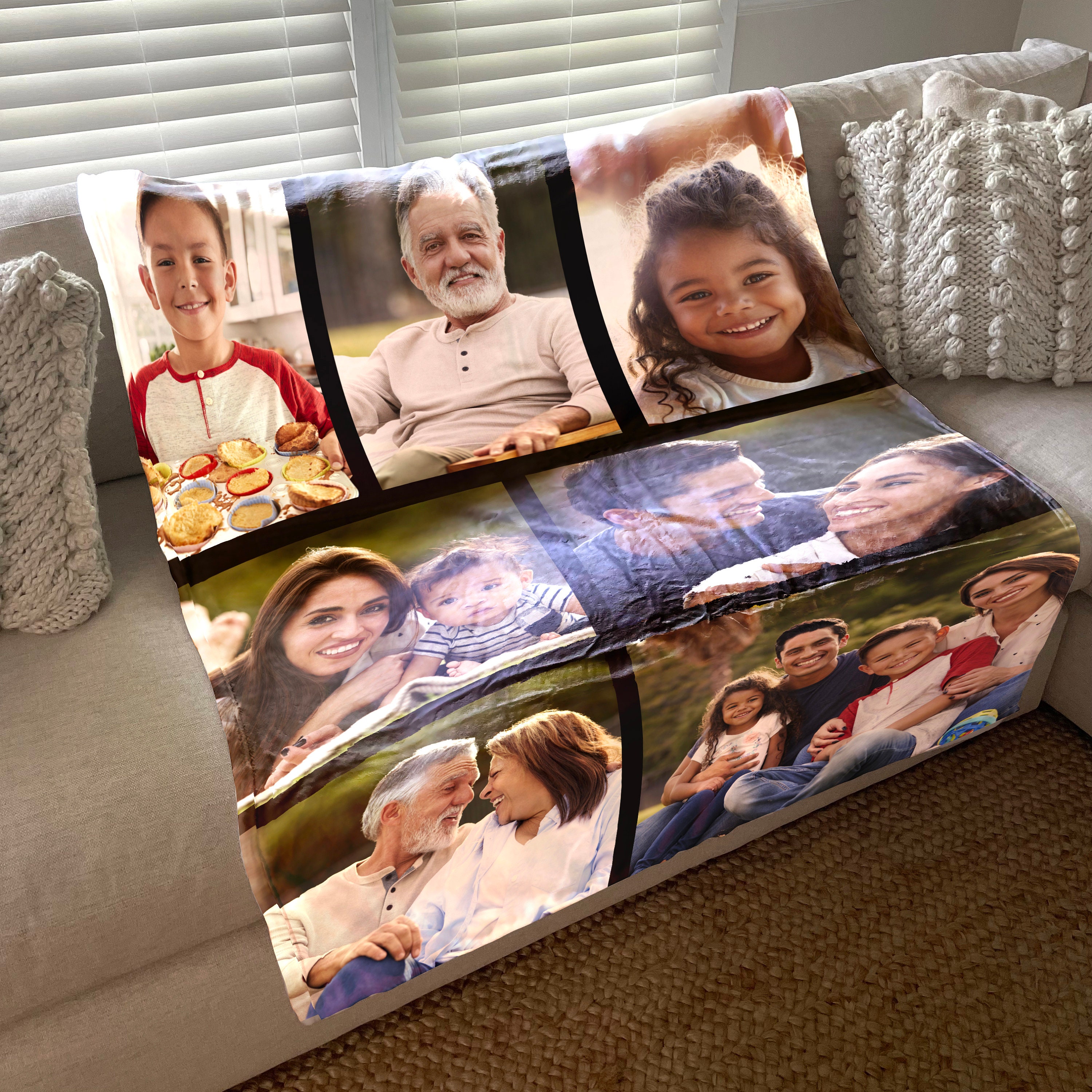 Picture collage blanket deals