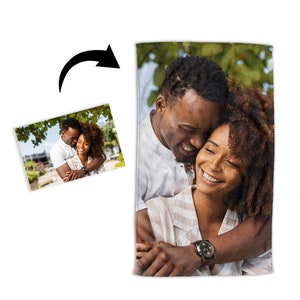Personalize a Towel with any photo or Collage. SEE Bulk Order Flash Sale image 5