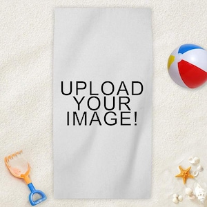 Personalize a Towel with any photo or Collage. SEE Bulk Order Flash Sale image 6