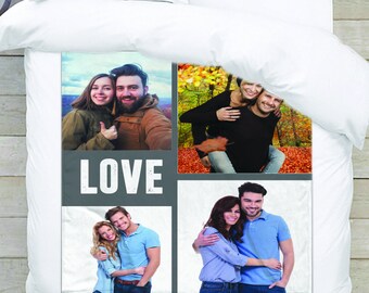 BULK Ordering Available -  Create your own Collage Photo blanket.  Use as many photos, make it your own.  Fleece or Mink blankets.