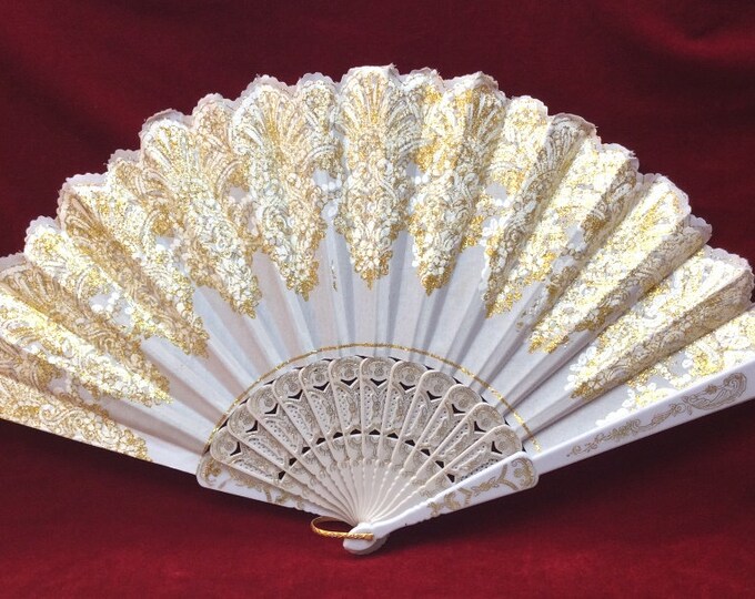 Elegant, Beautiful Design Hand Fan, Hand Held Fan, Wedding, Bride