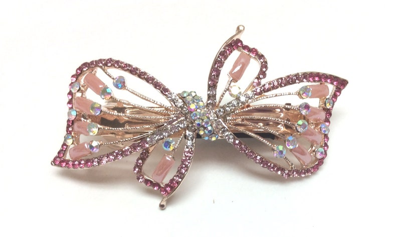 Beautiful Hair Barrette Bride Wedding Bridesmaid Mother Grandmother 3 Styles Rhinestones Resin Multiple Colors Bar 116-122 Elegant