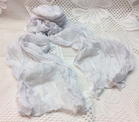 Elegant, Beautiful Cotton Gauze Crinkle Scarf , B… - image 7