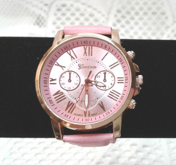 Elegant Wrist Watch, Geneva Brand Bracelet Style,… - image 2