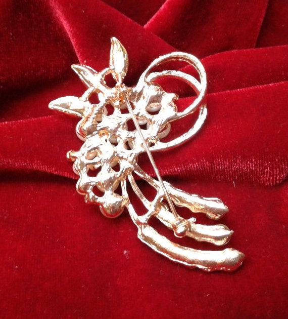 Elegant, Beautiful Brooch, Lapel, Scarf Pin, Brid… - image 3