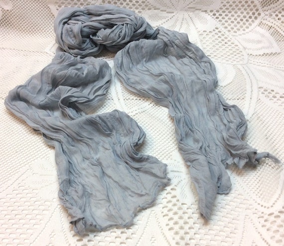 Elegant, Beautiful Cotton Gauze Crinkle Scarf , B… - image 4