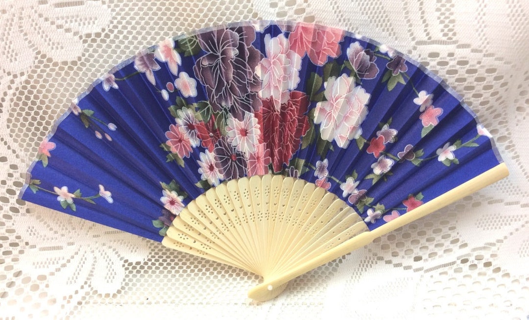 Elegant, Beautiful Design Hand Fan, Hand Held Fan, Oriental Style ...