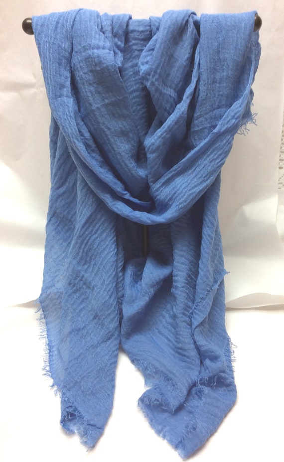 Elegant, Beautiful Cotton Gauze Crinkle Scarf , Be