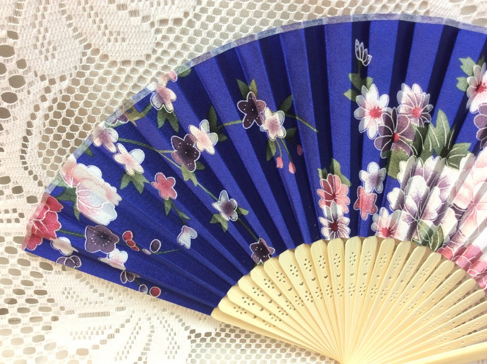 Elegant Beautiful Design Hand Fan Hand Held Fan Oriental Etsy