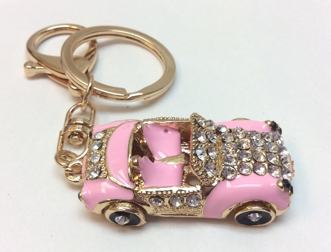 Rhinestone Roadster Car Key Ring, Car Lover Gift. Check Listing for ...