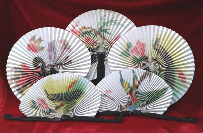 elegant hand fans