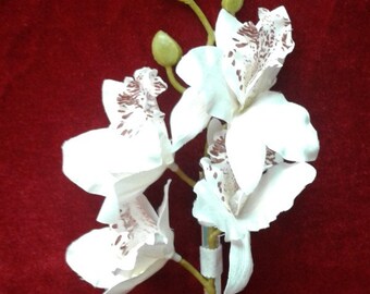 Silk Orchid Flower Hair Clip, Bridal Hair Accessory.  Check listing for additional colors, styles and designs.