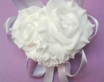 Elegant, Beautiful Wrist Corsage, Accessory for Bride, Beach Wedding, Bridesmaids, Wedding, Mother, Grandmother, Lavender or Pink  (WC 1-2)