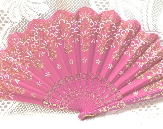 Elegant Beautiful Design Hand Fan Hand Held Fan Oriental Etsy