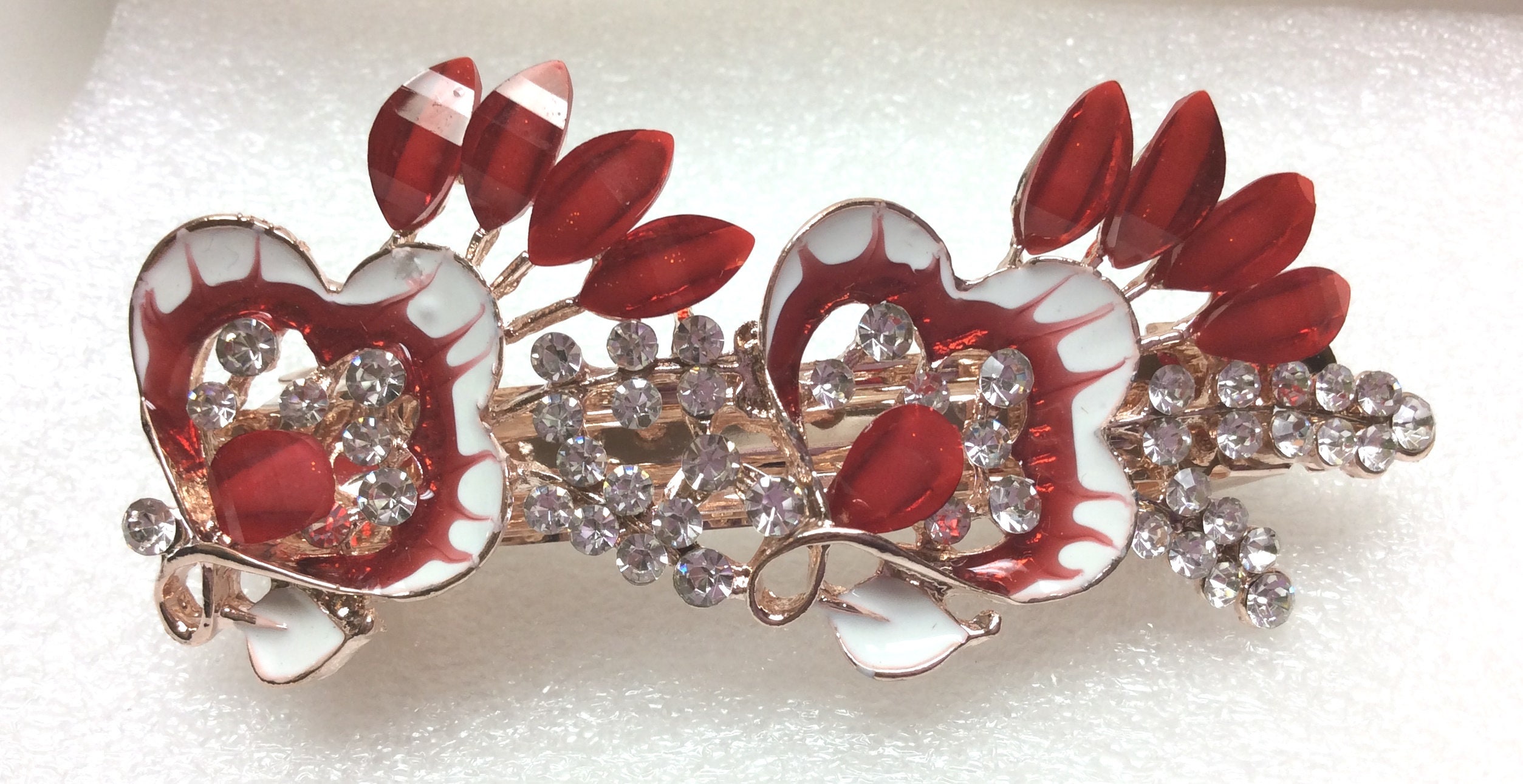 Elegant Beautiful Hair Barrette Bride Bridesmaid Wedding Etsy