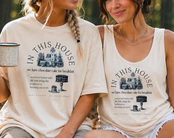 In This House - Practical Magic Summer Tops | Witchy T-shirt or Tank Top