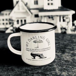 Practical Magic Enamel Mug, My Darling Girl, Witchy Vintage Art