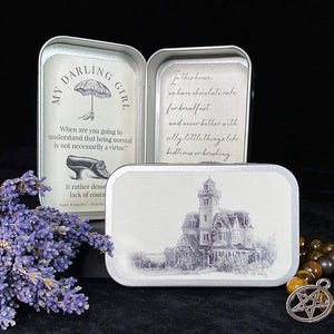 Fill Your Own- Practical Magic Story Box - Pocket Tin with Movie Quote labels