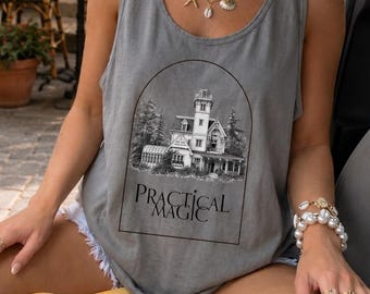 Practical Magic Tank Top | Owens House Graphic Tank | Cottage Witch Apparel | Movie Inspired Shirt