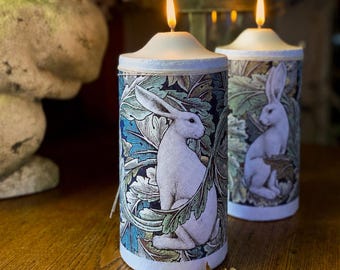 The Garden Hares - A Candle Wrapped in a Story - The Storylight Collection