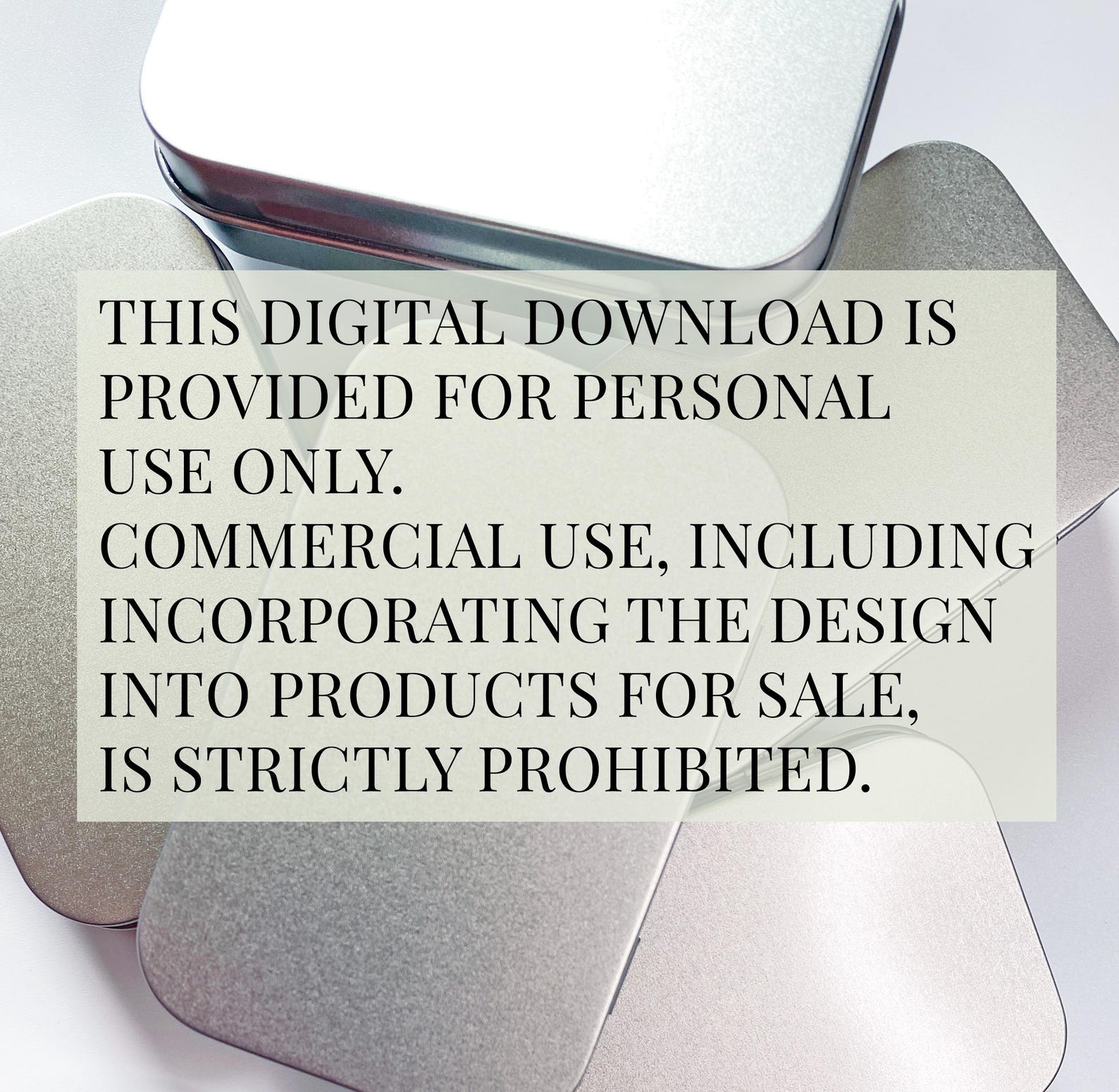 Trinket Label DIY Crow's Trinket Box - Printable Label Set, for Altoid Type Tins ...