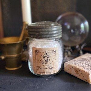 Practical Magic Apothecary Label Collection, A printable download for DIY potion bottles and jars. Witchy Vintage Decor labels for  casting salt.