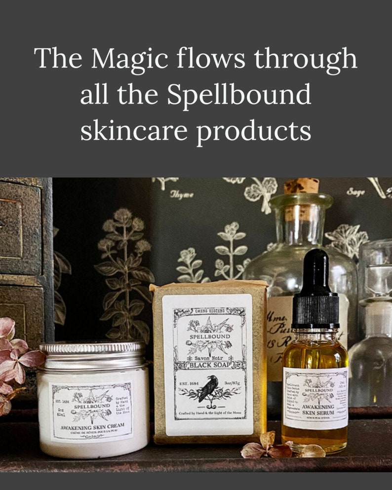 Practical Magic Black Soap. Spellbound to Restore Beauty - Plant-Based for a Naturally Witchy Beauty Bar. Handmade Botanical Garden Scent