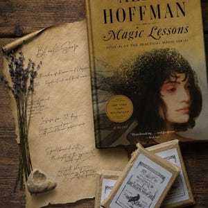 Praktische Magie Zwarte Zeep | Botanische Schoonheidszeep Geïnspireerd door het Grimoire van de familie Owens | Handgemaakte Kruidenzeep Cadeau afbeelding 2