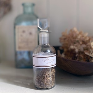 Practical Magic Apothecary Label Collection, A printable download for DIY potion bottles and jars. Witchy Vintage Decor labels for  blessing seed