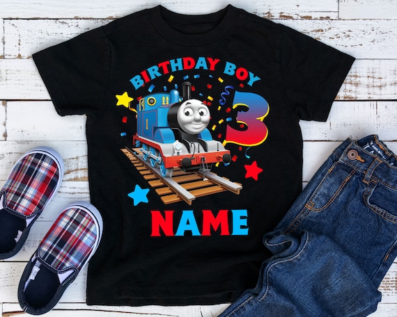 thomas the train family birthday shirts
