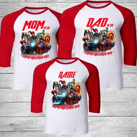 avengers baseball shirt