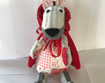 The Wolf who was the little Red Riding Hood plush