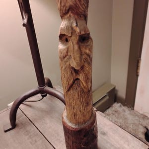 wood spirit, wood carving