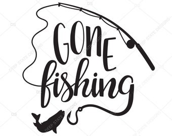 Download Gone fishing svg | Etsy