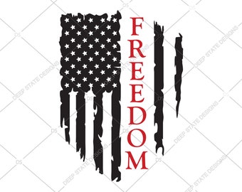 Freedom Flag svg, 4 luglio svg, memorial day svg, file di taglio bandiera americana, cricut, silhouette cameo