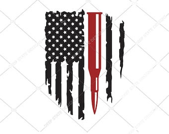 Proiettile bandiera americana svg, bandiera americana Bullet, svg, tagliare file, cricut