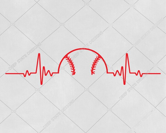 Free Free Baseball Heartbeat Svg 899 SVG PNG EPS DXF File