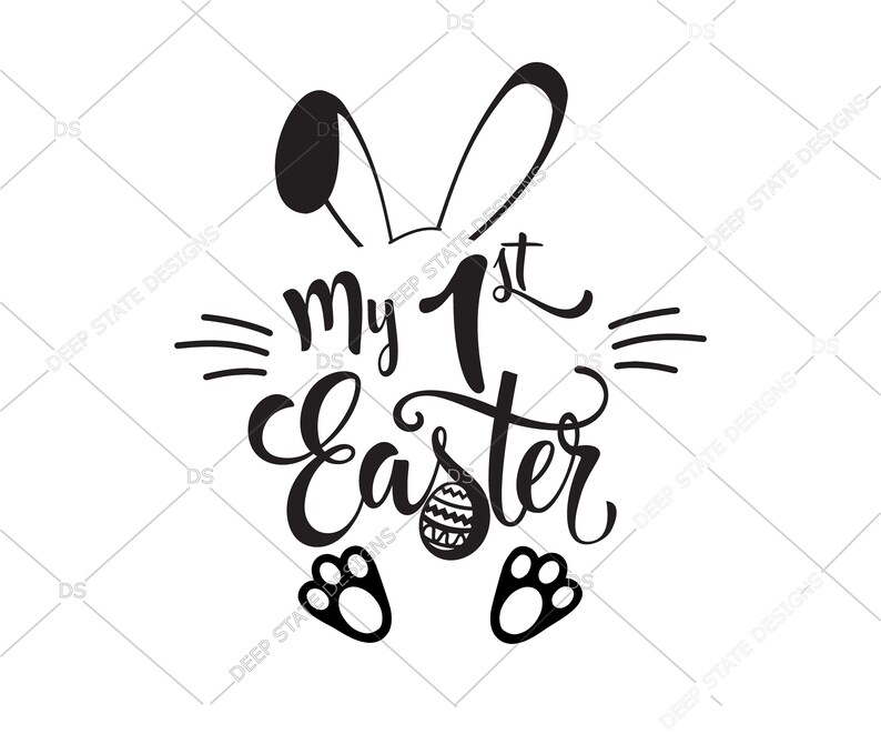 Free Free 233 Baby&#039;s First Easter Free Svg SVG PNG EPS DXF File