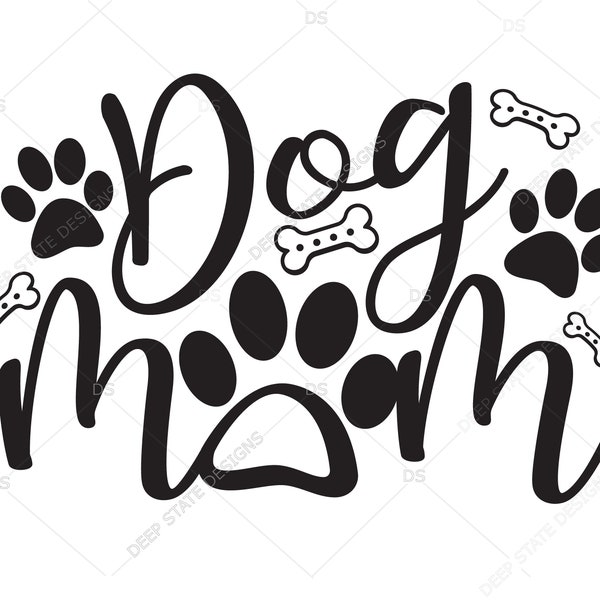Dog Mom svg, Fur mama svg, dog mama svg, fur mom svg, files for Cutting Machines Cameo Cricut, Mom Life, Dog Mom, Pet Mom, rescue